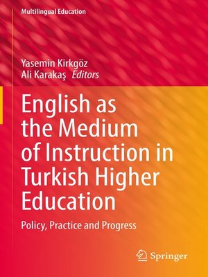 cover image of English as the Medium of Instruction in Turkish Higher Education